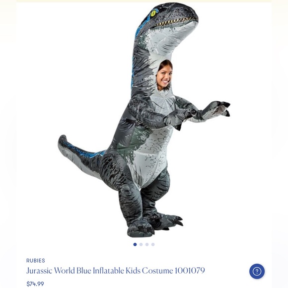 Rubie's Other - Jurassicc World Rubies Fun Flatables - Blue Child Costume -6 and Up